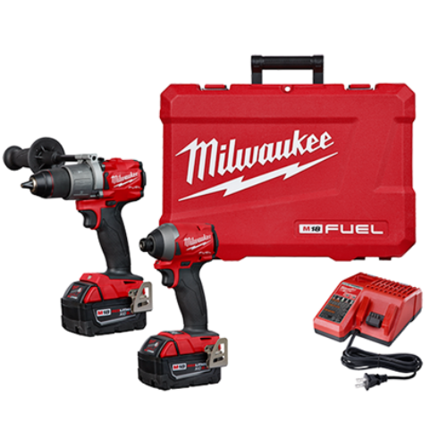 Factory Refurbished Milwaukee M18™ FUEL 2-Tool Combo Kit: Hammer Drill/Impact 2997-82