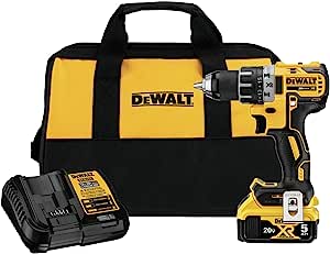 Factory Refurbished DeWalt 20V MAX* XR® Brushless Cordless 1/2 in. Drill/Driver Kit DCD791P1