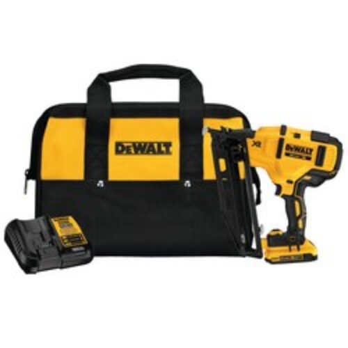 Factory Refurbished DEWALT 20V MAX* XR® 16 GA Angled Finish Nailer DCN660D1