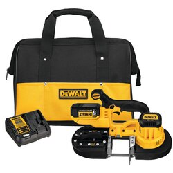 Factory Refurbished DeWalt 20V MAX* LITHIUM ION BAND SAW KIT DCS371M1