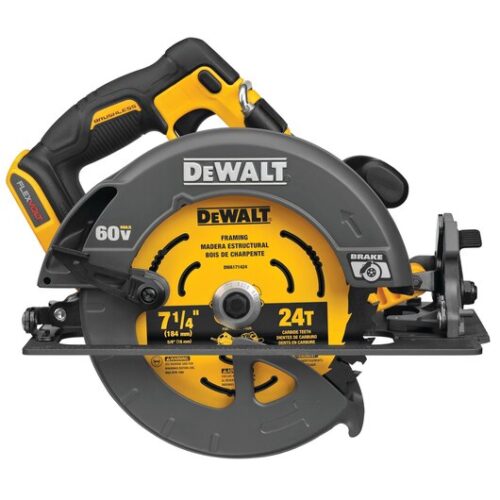 Factory Refurbished DeWALT FLEXVOLT® 60V MAX* BRUSHLESS 7-1/4 IN. CORDLESS CIRCULAR SAW WITH BRAKE DCS578B ( Tool Only)