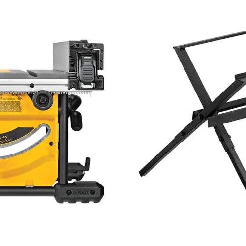 Factory refurbished Dewalt  8-1/4 in. Compact Jobsite Table Saw W/Stand  DWE7485WS