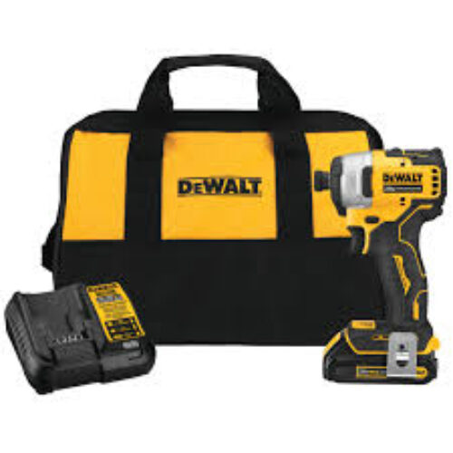 Factory Refurbished DeWalt ATOMIC 20V MAX* Brushless Cordless Compact 1/4 in. Impact Driver Kit Single Battery Kit DCF809C1