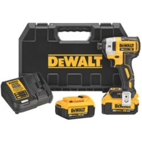 Factory refurbished 20V MAX* XR® 1/4″ 3-Speed Impact Driver Kit (4.0Ah) DCF887M2