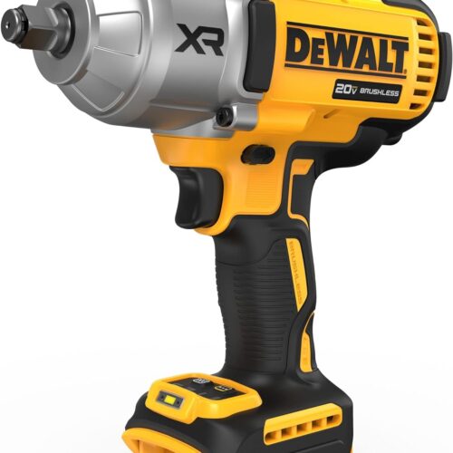 Factory Refurbished Dewalt 20V MAX XR Impact Wrench, 1/2 In Cordless, High Torque, 4 Speed Precision Mode, Tool Only (DCF900B)
