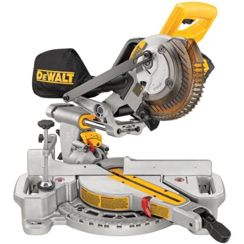 Factory Refurbished DEWALT 20V MAX* 7 1/4″ Sliding Miter Saw (w/Battery & Charger) DCS361M1
