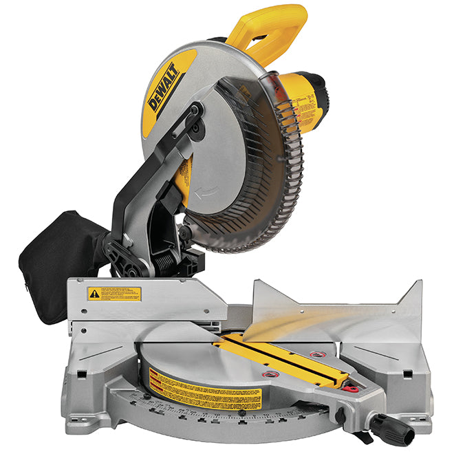 Factory Refurbished DeWalt 15 Amp 12 in. Electric Single-Bevel Compound Miter Saw DWS715